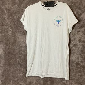 NWT Under Armour Men's Sz XL Project Rock Cap Sleeve T-Shirt Gym UA Fashion